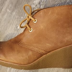 Sperry Wedge Booties (8.5